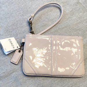 Coach Lilac Patent Leather Wristlet